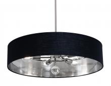  CLNP30MBSN-BKSL - Celine Pendant 30'' Medium Base SN - BKSL shade