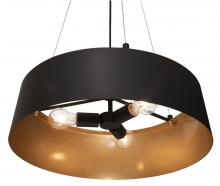  LRCP22MBBKGD - Lyric 3 Light Pendant