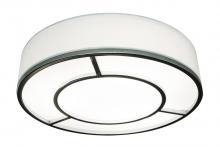  RVEF1624LAJUDSNLW-MSBB - Reeves 16" LED Flush Mount