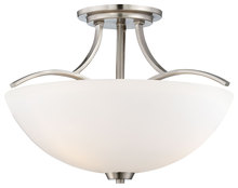  4962-84 - Overland Park - 3 Light Semi Flush