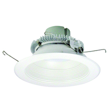  NLCBC2-65235WW/10LE4 - 6" Cobalt Click LED Retrofit, Baffle, 1000lm / 12W, 3500K, White Baffle / White Flange,