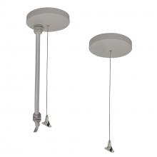  NLUD-PCCA/6W-20 - 20' Pendant & Power Mounting Kit for NLUD Series, Aluminum Finish, wired for EM