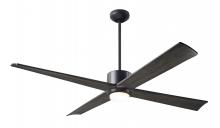  NOU-DBBS-56-EB-271-RC - Nouveau DC Fan; Dark Bronze Finish w/ Brass; 56" Ebony Blades; 17W LED; Remote Control