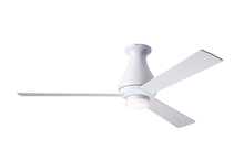  ALT-FM-GW-42-AL-271-002 - Altus Flush Fan; Gloss White Finish; 42" Aluminum Blades; 17W LED; Fan Speed and Light Control (