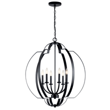  42139BK - Foyer Chandelier 6Lt