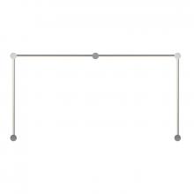  23QPCN222R120PHA - 24" Double N LED Wall Bar