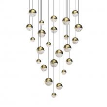  2918.14-AST - 24-Light Round Assorted LED Pendant