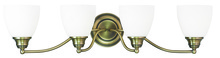  13674-01 - 4 Light Antique Brass Bath Light