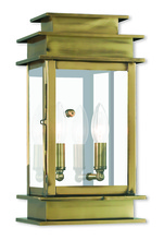  2014-01 - 2 Light AB Outdoor Wall Lantern