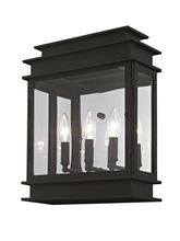  20204-04 - 3 Light Black Outdoor Wall Lantern