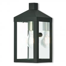  20581-04 - 1 Lt BK Outdoor Wall Lantern