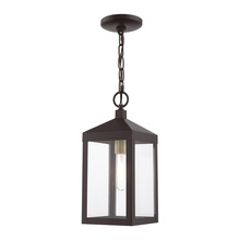  20591-07 - 1 Lt Bronze Outdoor Pendant Lantern