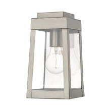  20851-91 - 1 Lt Brushed Nickel Outdoor Wall Lantern