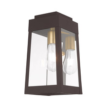  20852-07 - 1 Lt Bronze Outdoor Wall Lantern