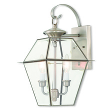  2281-91 - 2 Light BN Outdoor Wall Lantern