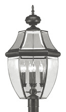  2358-04 - 4 Light Black Outdoor Post Lantern