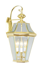  2361-02 - 3 Light PB Outdoor Wall Lantern