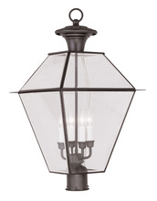  2388-07 - 4 Light Bronze Outdoor Post Lantern