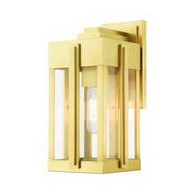  27712-08 - 1 Lt Natural Brass Outdoor Wall Lantern