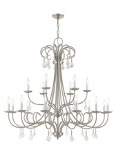  40870-91 - 18 Lt BN Foyer Chandelier