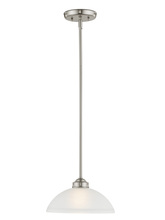  4211-91 - 1 Light Brushed Nickel Pendant