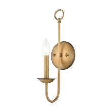  42681-48 - 1 Light Antique Gold Leaf Single Sconce