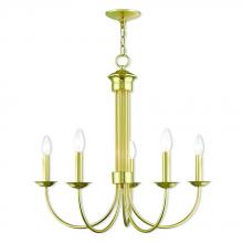  42685-02 - 5 Lt PB Chandelier