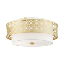 Livex Lighting 49864-33 - 4 Lt Soft Gold Semi Flush