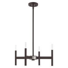  51174-07 - 4 Lt Bronze Mini Chandelier