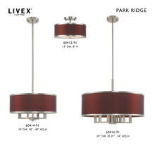  60414-91 - 4 Lt Brushed Nickel Pendant Chandelier