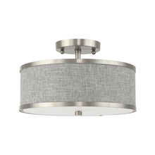  60422-91 - 2 Lt Brushed Nickel Ceiling Mount