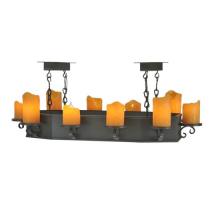  109254 - 48"L Carpathian 10 LT Oblong Chandelier