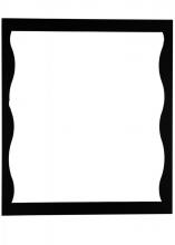  113918 - 28" WIDE X 32"HIGH WAVY MIRROR FRAME