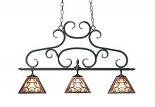 Meyda Blue 116150 - 36" Long Bandolei 3 Light Island Pendant