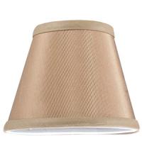  117279 - 5"W X 4"H Faille Taupe Shade