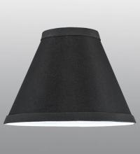  117395 - 7"W X 5"H Faille Black Shade