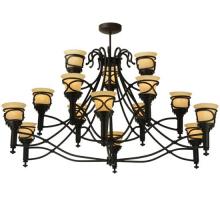  120749 - 58" Wide Aspen 15 Light Chandelier