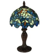  124812 - 14"H Nightfall Wisteria Mini Lamp