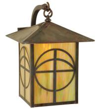 Meyda Blue 126148 - 12"W Seneca Circle Cross Curved Arm Wall Sconce