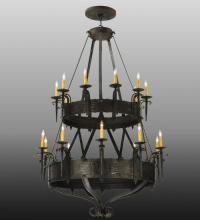  129518 - 45"W Costello 20 LT Two Tier Chandelier