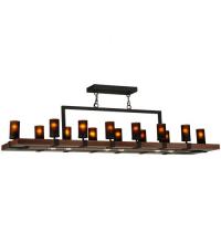 Meyda Blue 135930 - 72"W Grand Terrace 14 LT Oblong Chandelier