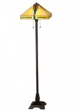 Meyda Blue 138127 - 62"H Parker Poppy Floor Lamp