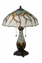 Meyda Blue 139604 - 22.5"H Videira Florale Table Lamp