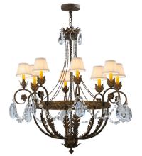 Meyda Blue 142692 - 39"W Antonia 8 LT Chandelier