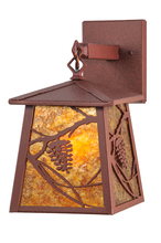  143348 - 7"W Whispering Pines Lantern Wall Sconce