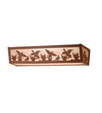  14398 - 24" Wide Ducks in Flight Vanity Light