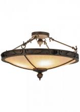  149758 - 28"W Arabesque Semi-Flushmount