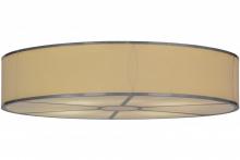  153393 - 48"W Cilindro Natural Textrene Flushmount