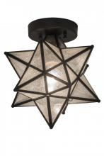  155264 - 9"W Moravian Star Flushmount