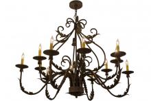 Meyda Blue 160180 - 48"W French Elegance 12 LT Chandelier